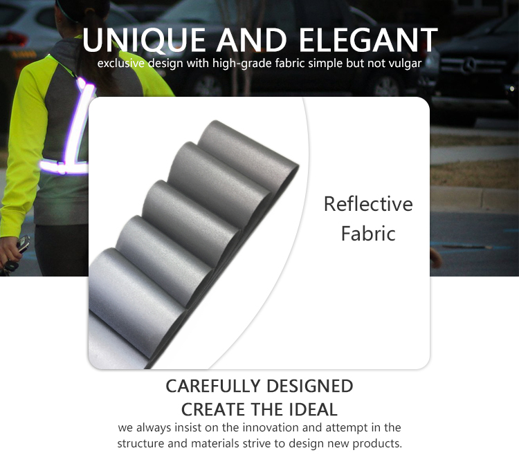 China Custom High Visibility Fabric Safety Clothing Grey Rainbow 3M Reflective Tape Strip Reflective Material For Bag Cloth