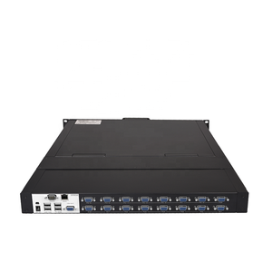 19'' <strong>LCD</strong> IP <strong>KVM</strong> <strong>Switch</strong> 16 Port VGA MT-VIKI 16x1 1U Rack LED <strong>KVM</strong> <strong>Switch</strong> Console Over Remote IP - Product Image 2