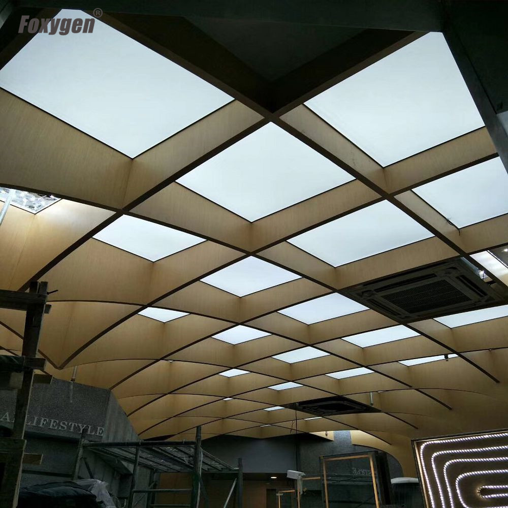 Translucent white ceiling