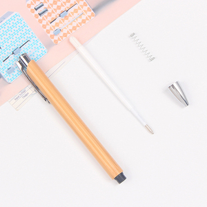 Hotel Bamboo Ball <strong>Pen</strong> <strong>with</strong> Metal <strong>Clip</strong> Cheap Promotional Print logo Push Button Bamboo <strong>Pen</strong>