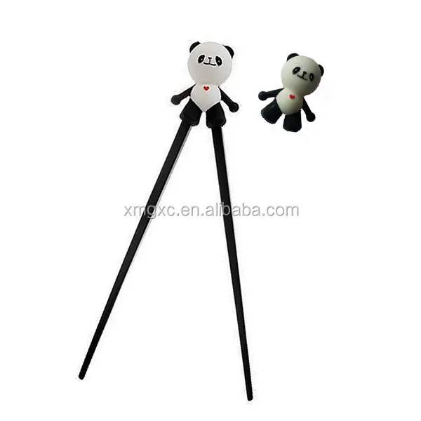 Panda silikon çubuklarını ve tutucu