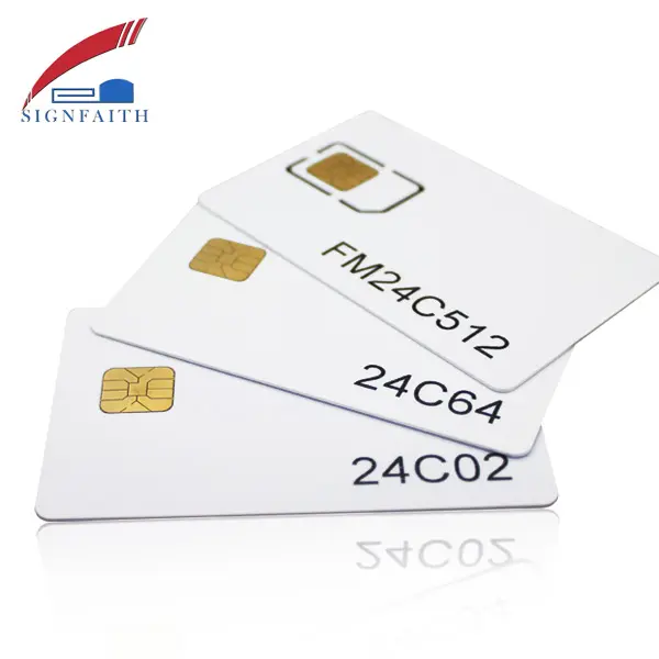 Chip de pouso inteligente pvc sle4428, cartão ic com faixa magnética