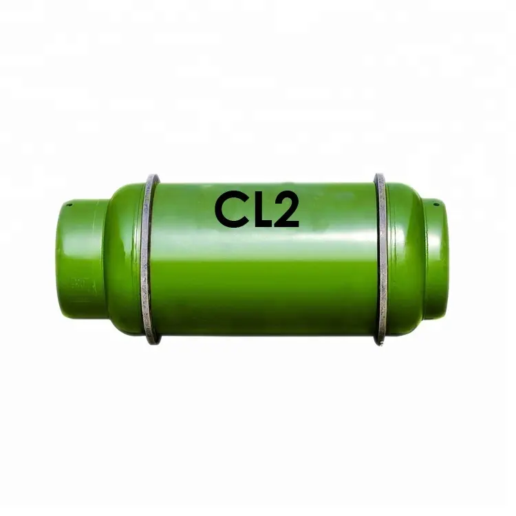 Cilindro de acero soldado CL2, Gas líquido, rellenable, cilindro de cloro vacío