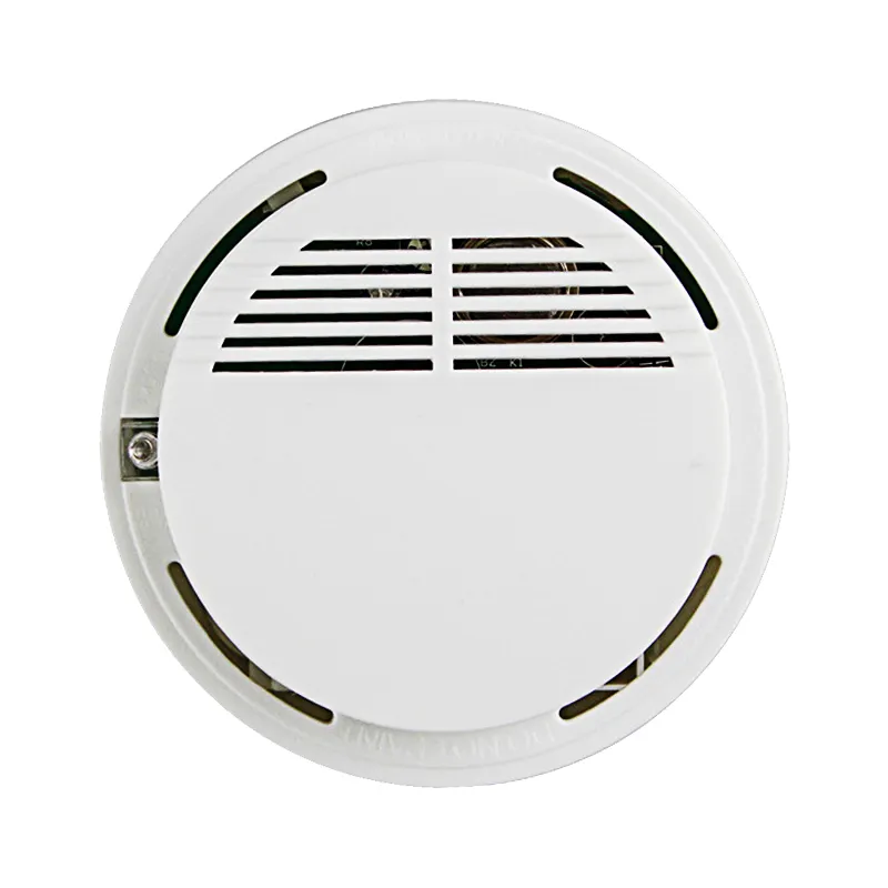 Detector de fumaça, para casa sistema de segurança preço e alarme de incêndio som branco montado & flash alarme dc 9v 6f22 bateria GD-SA508,