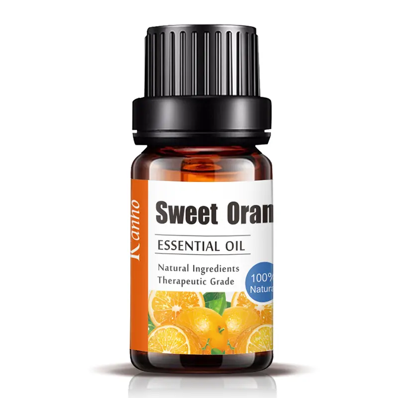 Principal Kanho 10ML Laranja Doce Óleo Essencial Aromaterapia Óleo de Aromaterapia Difusor do Óleo Para Umidificador Casa Cuidado Da Pele