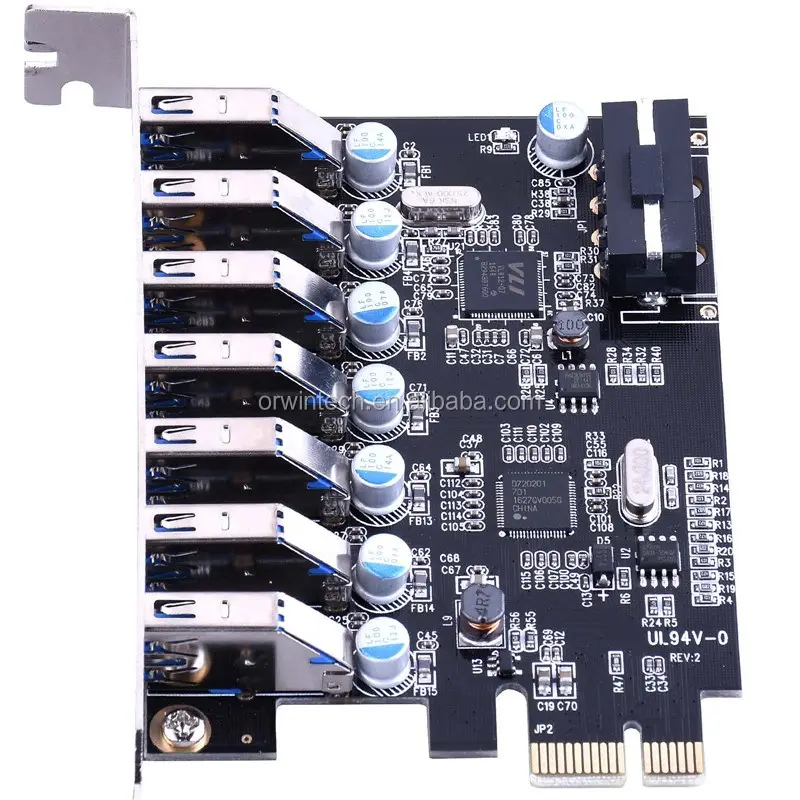 Multi Modello USB Scheda di Espansione PCI-E a 7 USB3.0 PCI Express Scheda di espansione Super Speed Mini PCI-E USB 3.0 Hub Adapter Controller