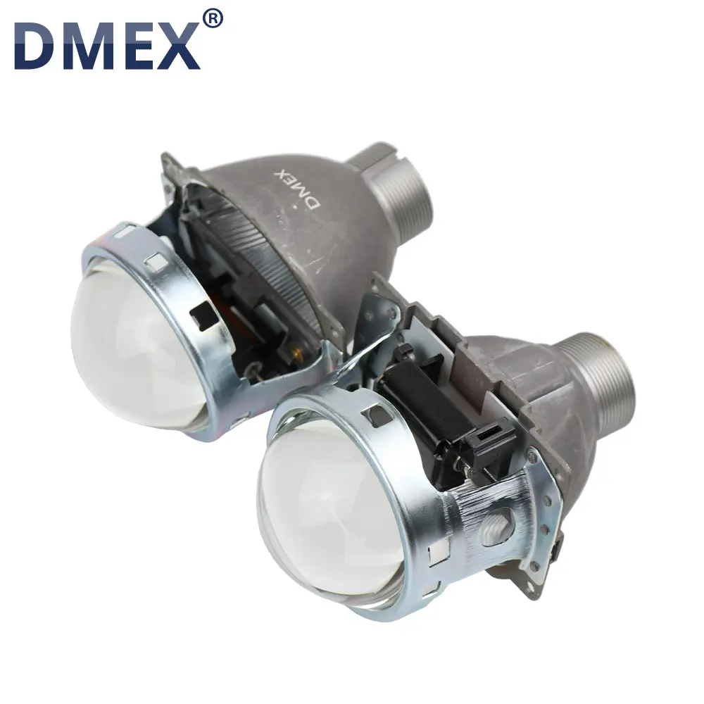 DMEXユニバーサル3インチHIDバイキセノンプロジェクターヘッドライトパーフェクトQ5D2SプロジェクターレンズライトエンジェルアイズHDIプロジェクターH4