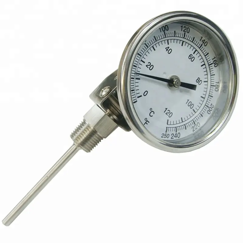 High quality industrial bimetal thermometer temperature gauge