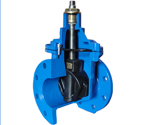 Z45X <strong>Valve</strong> DN50 <strong>DN500</strong> Soft Seal Sluice Flange Nodular Iron Manual Gate <strong>Valve</strong>