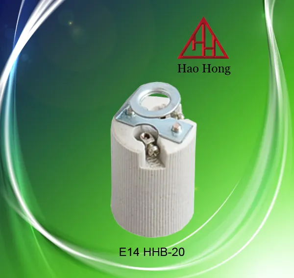 HAO HONG E14 -HHB-20 porzellan fassung/lampe basis/lampe buchse