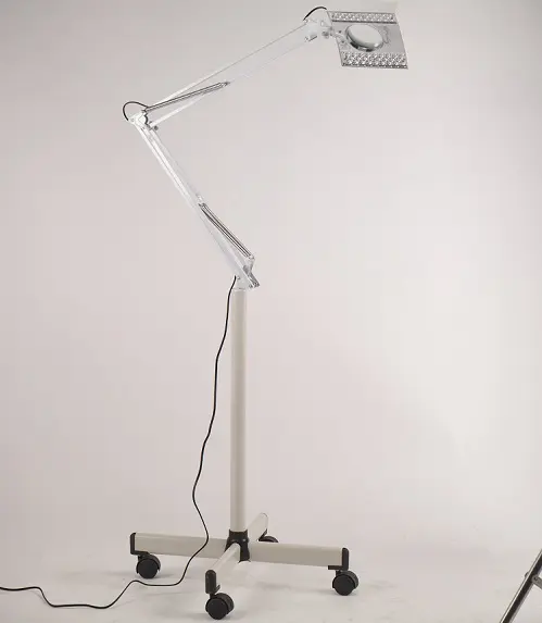 Lámpara LED de aumento regulable para salón de belleza profesional, con soporte, 20W, 5X, certificación CE, DT-708B, venta al por mayor