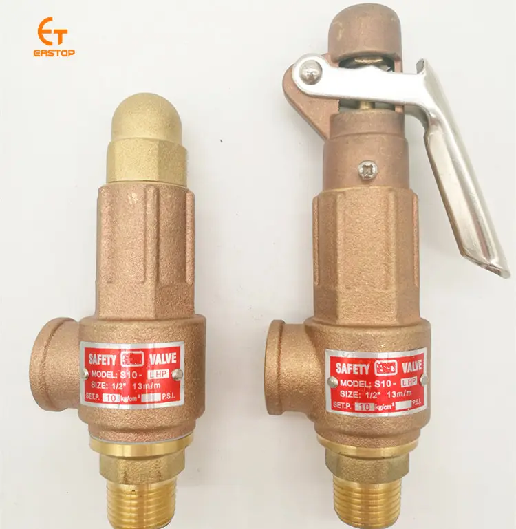 spring full lift thread connection brass bronze forging control high pressure reduce relief safety valve for boiler steam