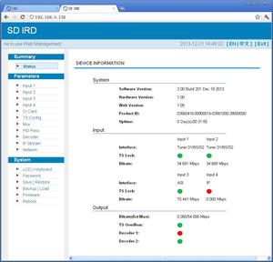Best Satellite TV IPTV <strong>Decoder</strong> <strong>with</strong> Demodulator+Descrambler+Re-mux in One Device - Product Image 5