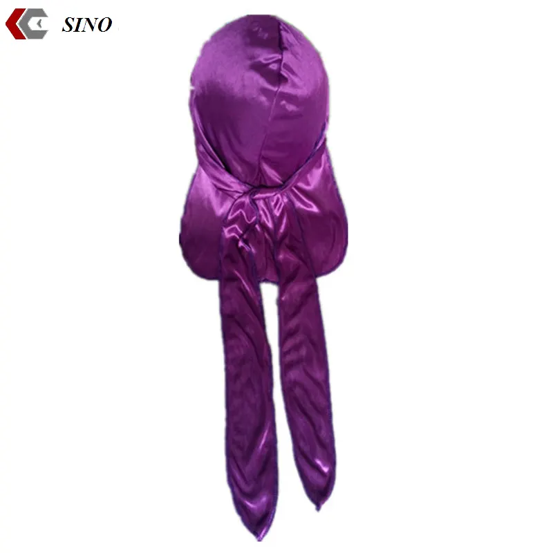 Cappello da pirata bandana viola cap du rag doorag for men head wrapper fazzoletto Arabia saudita berretto da preghiera musulmano