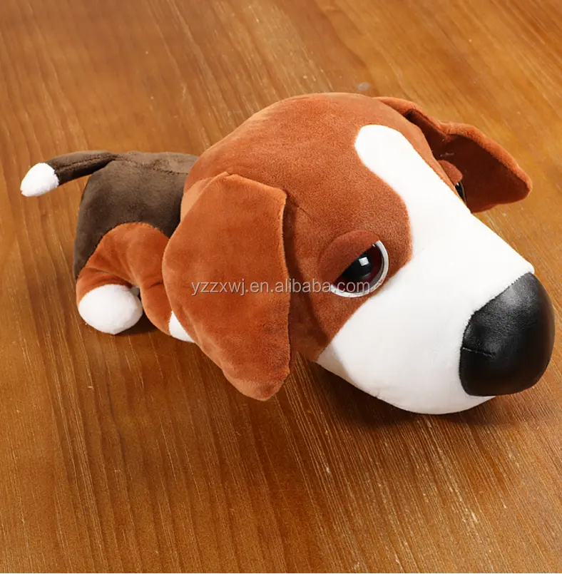 Personalizzazione del campione gratuito mini cani di peluche ripieni di piccole dimensioni cani di peluche animati fanno cane di peluche