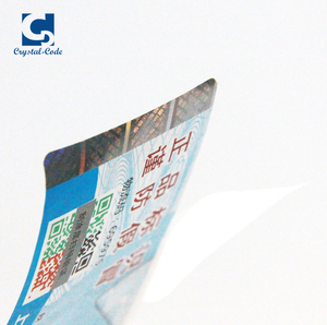 Custom Printing Qr <strong>Code</strong> Security Scratch Off Label Accept Anti-counterfeit Variable Data