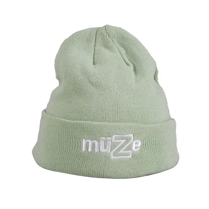 Personalizado bordado heather hecho a mano verde slouch niños sombrero