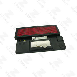 Scrolling Rechargeable LED Mini <strong>Programming</strong> Worker ID Name Badge/Tags Wearable Pin Magnet Nameplate Electronic Business Card - Product Image 4