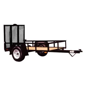 4 pies. x 6 pies. 1.295 libras. ayload Capacity pen AIL Teel tility Flatbed Trailer it