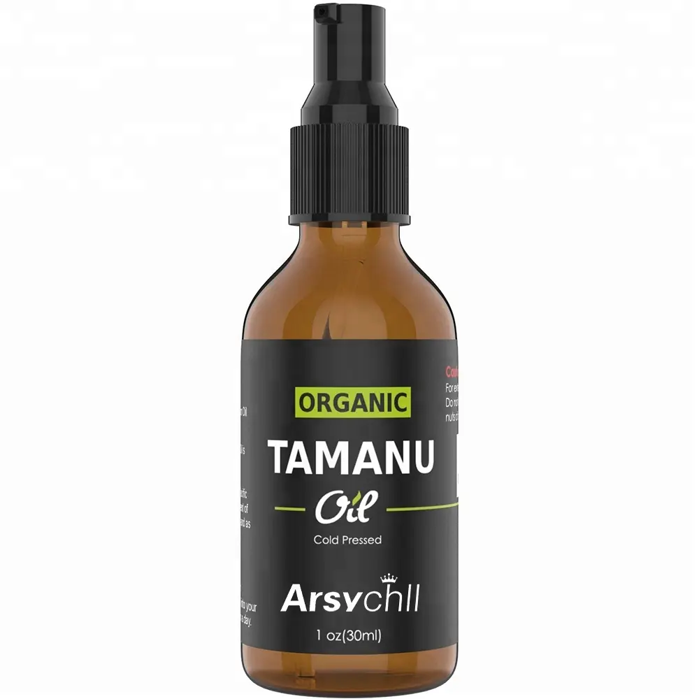 Aceite de Tamanu orgánico prensado en frío, sin refinar, para tratamiento de Psoriasis