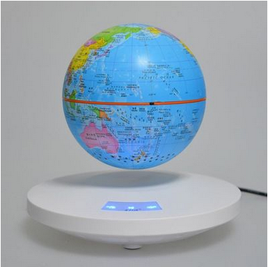 magnetic levitating globe wireless speaker with touch screen