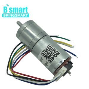 Bringsmart JGA25-370B Gear Motor <strong>12v</strong> DC Mini Electric Motor with <strong>Encoder</strong> for DIY Robot Toy - Product Image 3