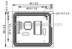 RFID 13.56MHz ISO 14443A / 14443B / 15693 NFC読み書きモジュール - Product Image 4