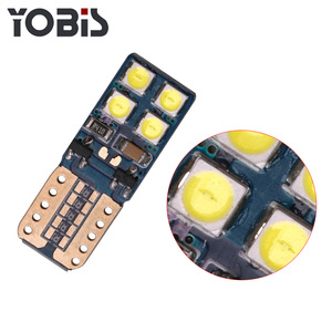 หลอดไฟ LED สำหรับอ่านหนังสือในรถยนต์ขนาด8 SMD 3030 W5W 194 T10 - Product Image 2
