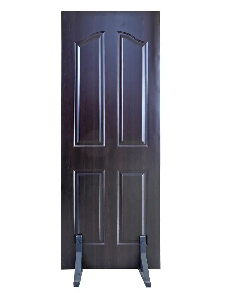 High Quality Moulded HDF MDF Melamine Cheap wood veneer Door Skin for Wood Door