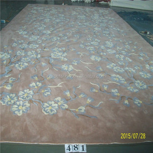 Trung Quốc 100% len Thảm handmade sang trọng thiết kế hiện đại chần sợi vòng cắt đống kỹ thuật 10mm Độ dày cầu nguyện phòng khách sạn sử dụng - Product Image 5