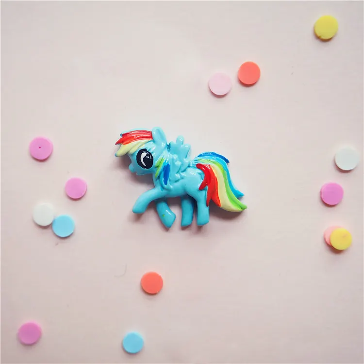 Free Shipping Cute Unicorn Resin Embellishment Cabochon Flat Back Cell Phone Case Jewelry Accessories