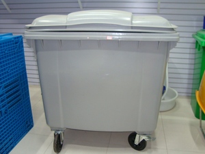 Büyük ihracat Plastik Kapaklar ile Otel Çöp Bidonları/çöp konteyner/çöp kutusu