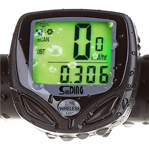 <strong>Wireless</strong> Multi-<strong>Function</strong> Bicycle Speedometer Noctilucent Waterproof SD-548C Odometer LCD Display Exercise Bike <strong>Computer</strong> - Product Image 3