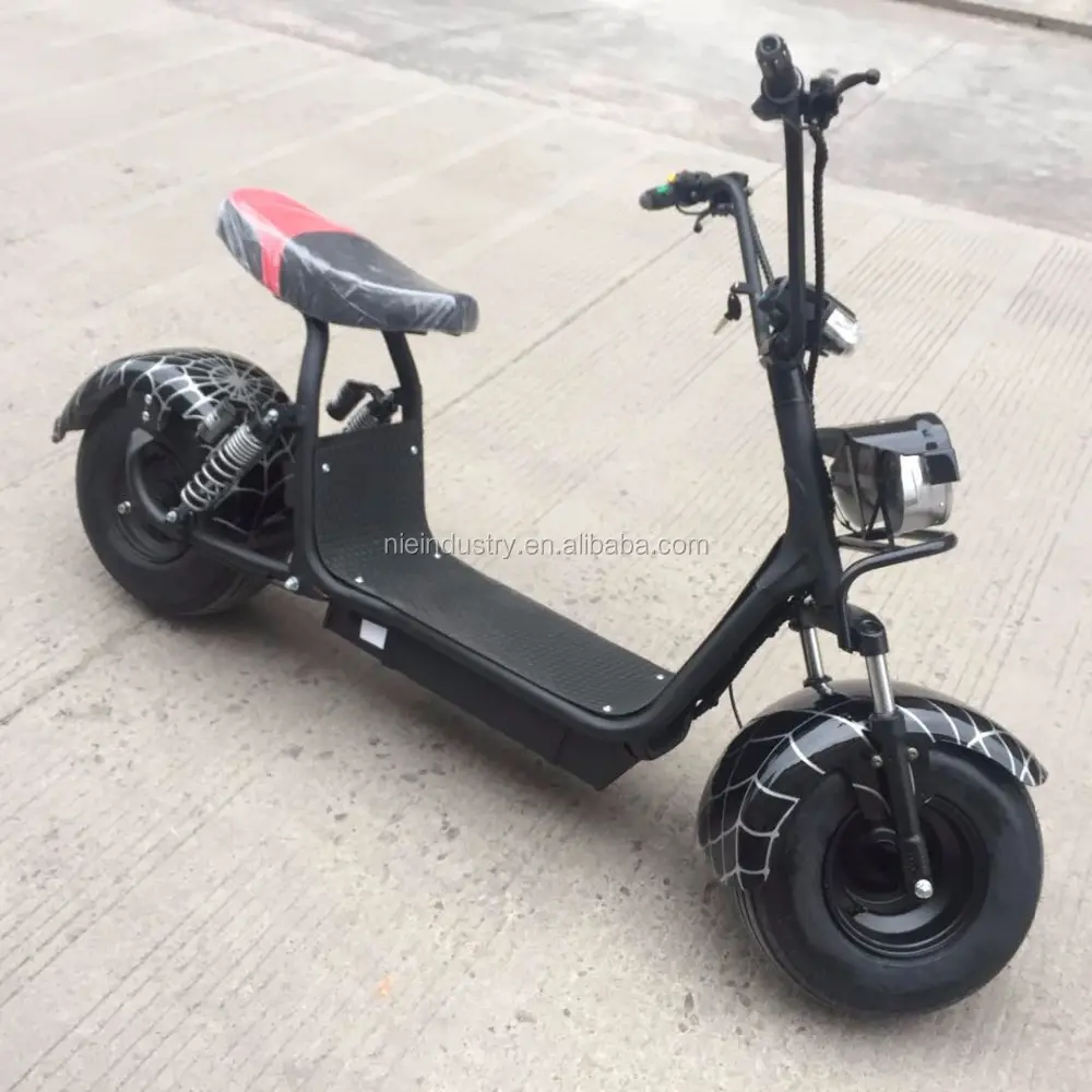 Goedkope persoonlijke transporter volwassen opvouwbare elektrische scooters met seat twee wiel elektrische scooters fiets elektrische motorfiets