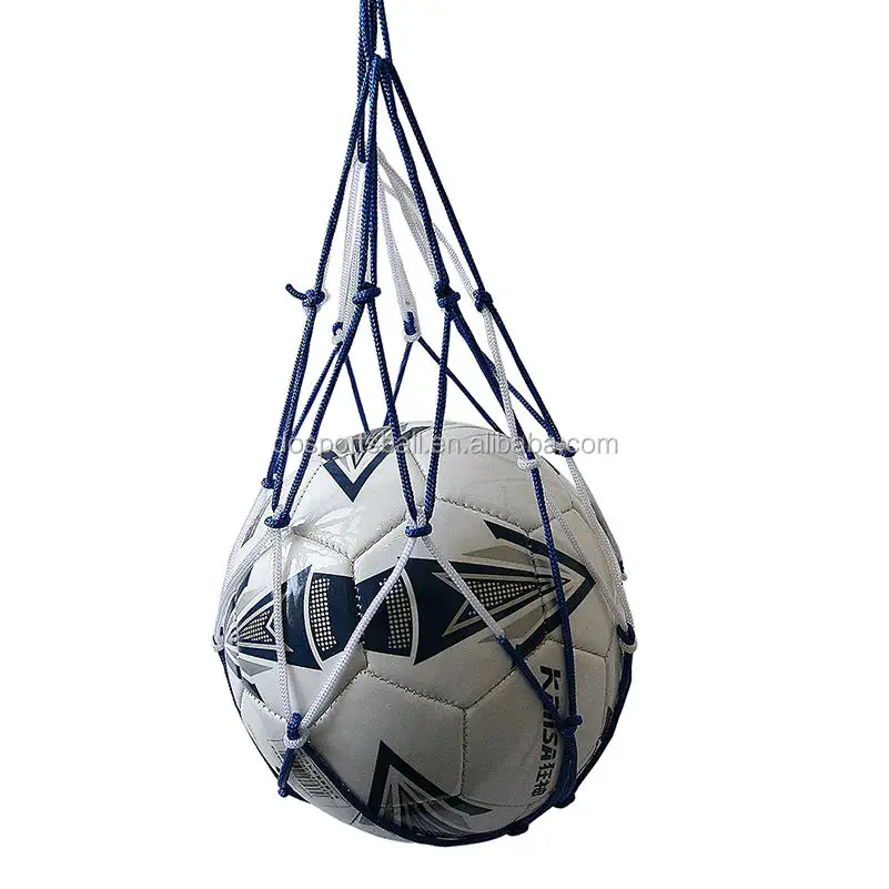 Toptan özelleştirilmiş PP topu taşıma net/futbol topu taşıma net/futbol taşıma net
