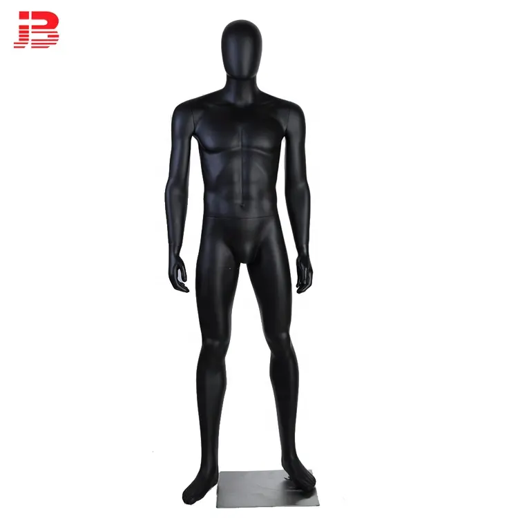 Mannequin noir mat, modèle complet pour vitrine, costumes Mannequin pour homme, à la mode,