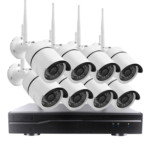 XONZ CCTV-Sicherheits system Jedes Set 8 Bullet Dome Wifi-Kameras Kits, 4CH & 8CH Plug & Play Home zur Verwendung von Wifi IP-Kameras Kits - Product Image 1