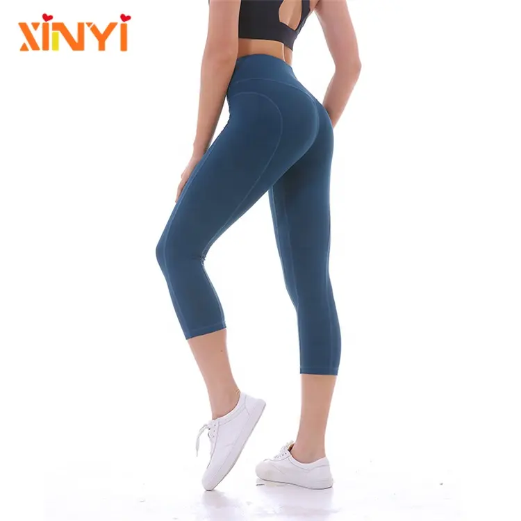 Entrenamiento de ropa gimnasio Yoga pantalones Leggings brasileño Fitness pantalones Capri Pantalones