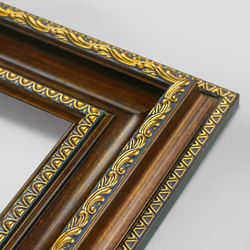 Factory Free Sample Decorative Plastic Picture Frame Mouldings for Ornate Oil Painting Frame