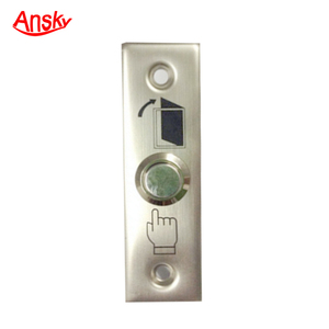 Pulsante di rilascio della porta spingere per uscire ripristinabile NO/NC/COM pannello interruttore con indicatore a LED per il controllo accessi in acciaio inox - Product Image 2