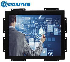 Open Frame 17 Zoll Raspberry PI Touch Computer Monitor Industrie metall 17 Zoll USB kapazitiver Touchscreen Monitor