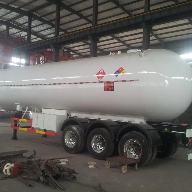 Tanque de gasolina líquido semireboque, reboque de pressão lpg com 56000 litros, semireboque, tanque de gasolina