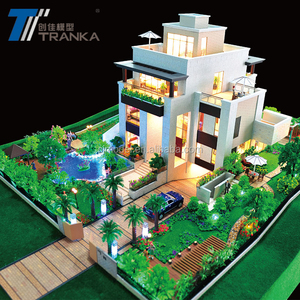 Beautiful Design <strong>3D</strong> <strong>Building</strong> Model Making , <strong>Architectural</strong> Model Miniature Tree - Product Image 1