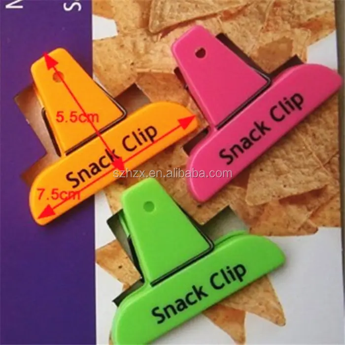 Plastic Geld Clip/Plastic Bestand Clip/Plastic Zak Sluiting Clip