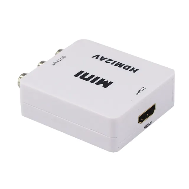 HDMI av verici Giriş Dijital RCA Analog Ses/Video Kompozit CVBS Çıkışı Dönüştürücü/AV