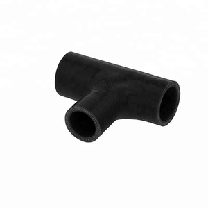 Customized Different Sizes T Shape Flexible Radiator Hose Silicone <strong>Rubber</strong> Tube