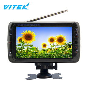 7インチポータブルdvb-t2液晶衛星アンテナテレビフラットスクリーンポータブルインチ液晶テレビDC12V安い車のテレビ