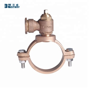 1/<strong>2</strong>&quot; to <strong>2</strong>&quot; 3/4&quot;*110 BS1400 LG2 or C83600 Casting Bronze Saddle Clamp for PE Pipe - Product Image 3