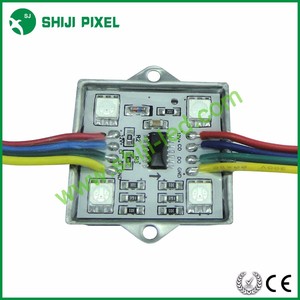 12 В 35 мм 4 светодиодов DMX512 DMX Цифровой полноцветовой изменяющийся SMD 5050 RGB светодиодный модуль света