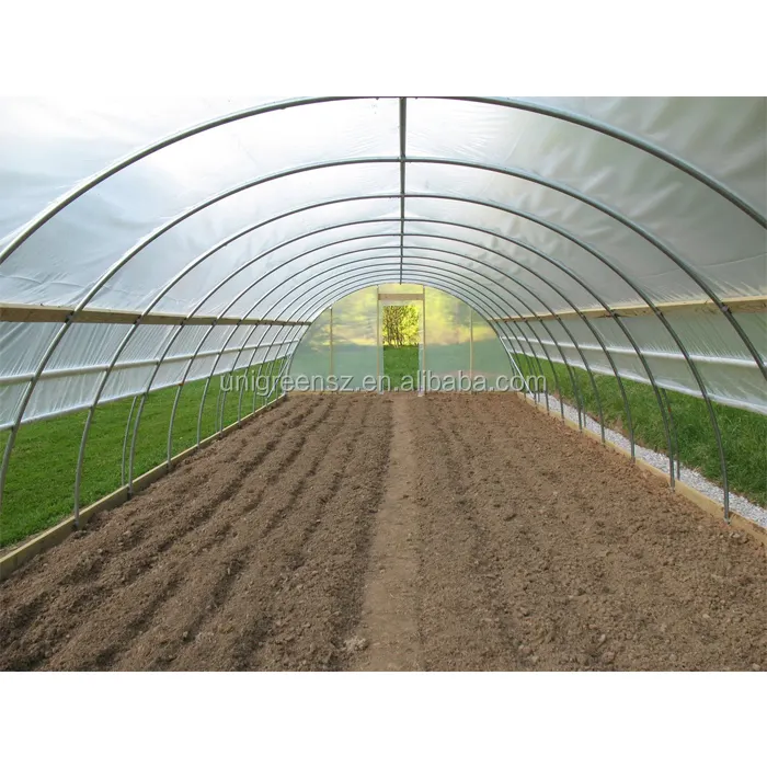 Factory Direct Sales Small Single-span Hoop Plastic Film Greenhouse Agricultural Garden Greenhouse